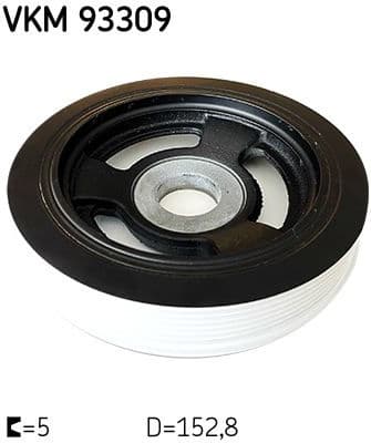 Belt Pulley, crankshaft VKM93309 - image 2