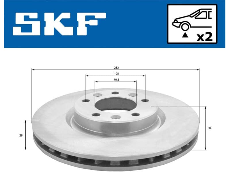 Brake Disc VKBD80090V2