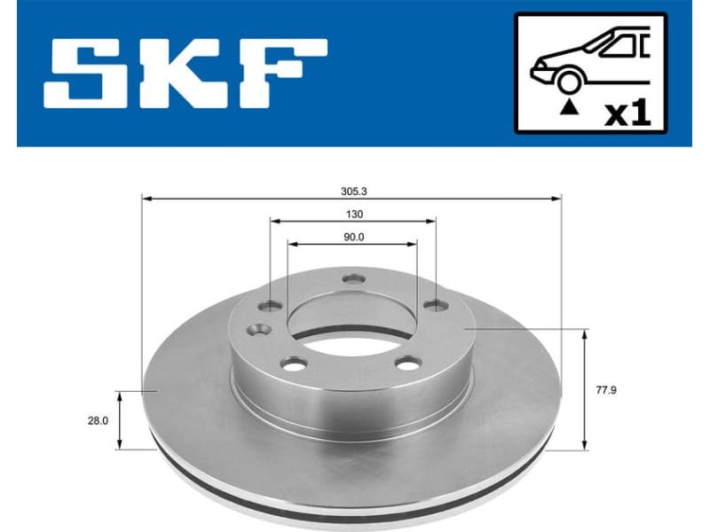 Brake Disc VKBD80109V1 - image 2