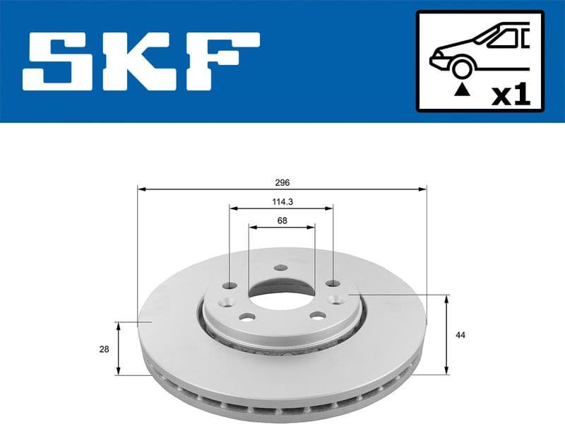 Brake Disc VKBD80030V1 - image 2