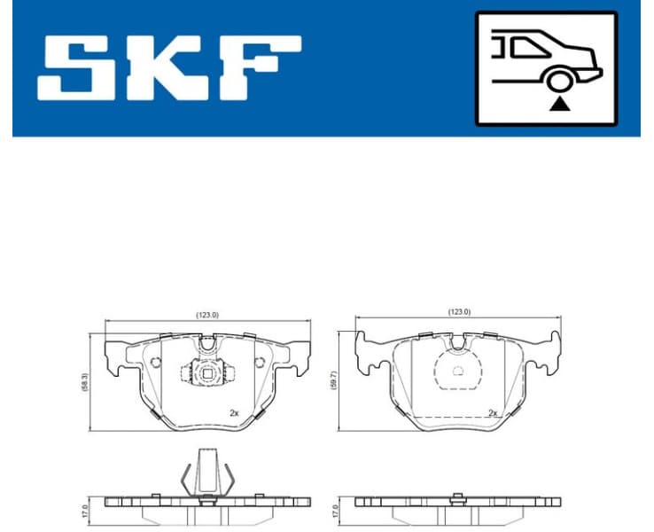 Brake Pad Set, disc brake VKBP90946 - image 2