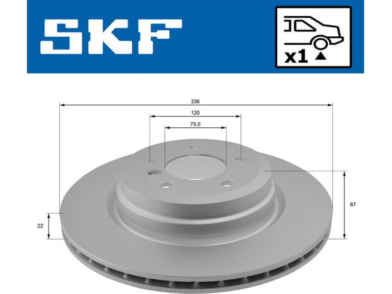 Brake Disc VKBD90232V1 - image 2