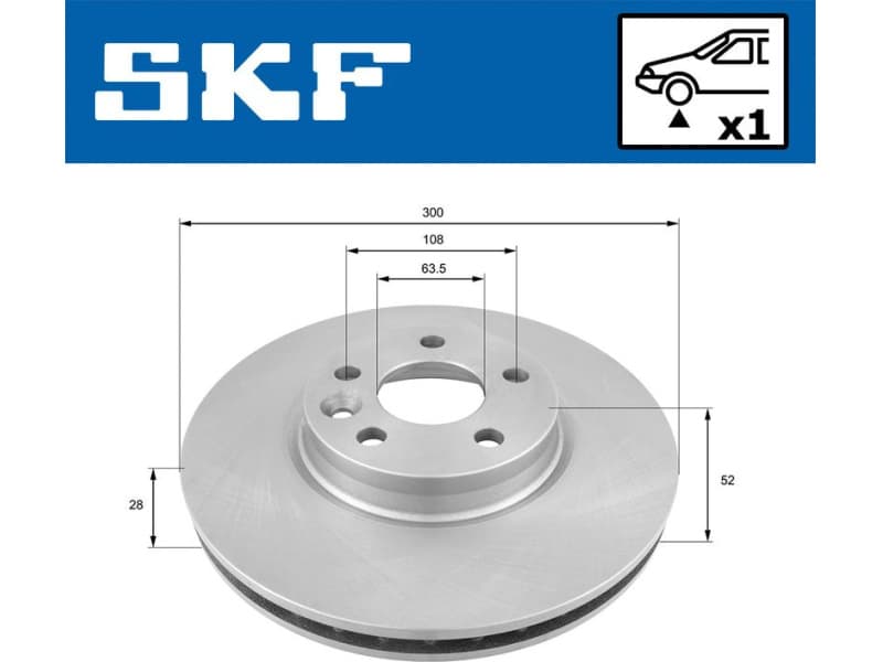 Brake Disc VKBD80056V1 - image 2