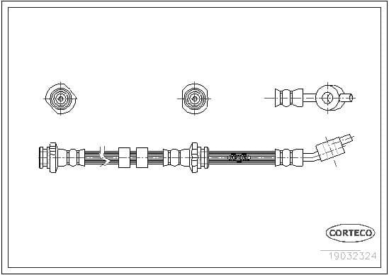 Brake Hose 19032324 - image 2