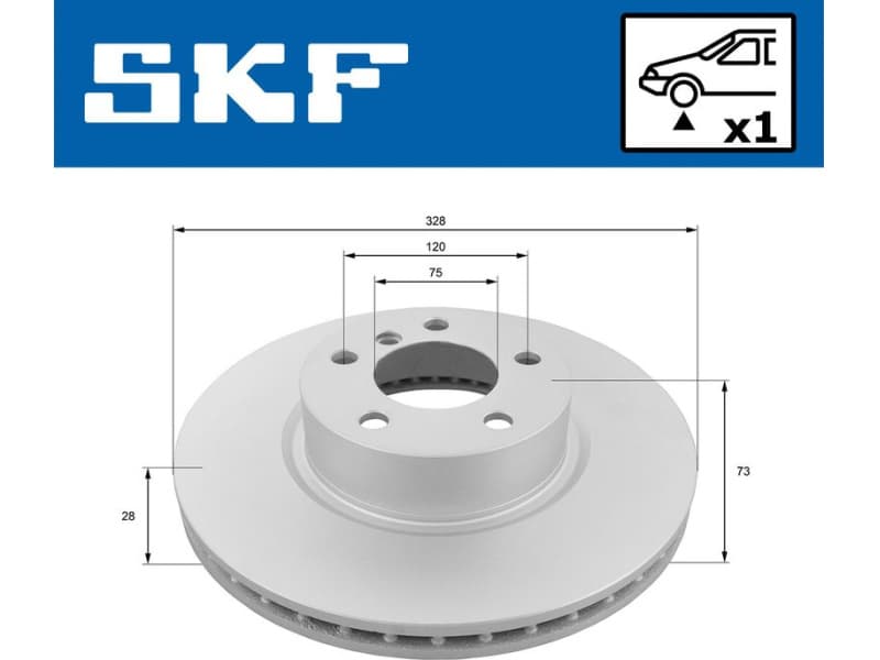 Brake Disc VKBD80179V1 - image 2