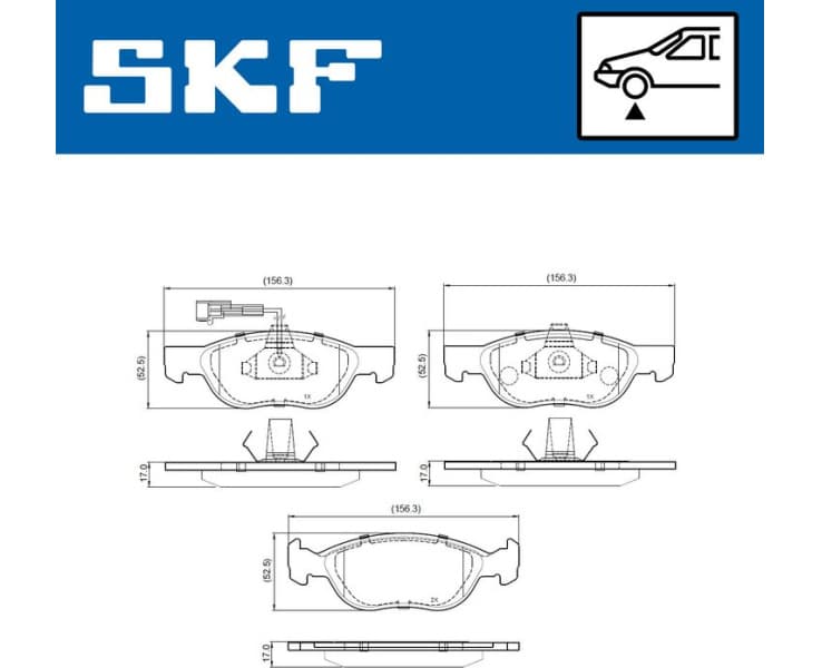 Brake Pad Set, disc brake VKBP80775E - image 2