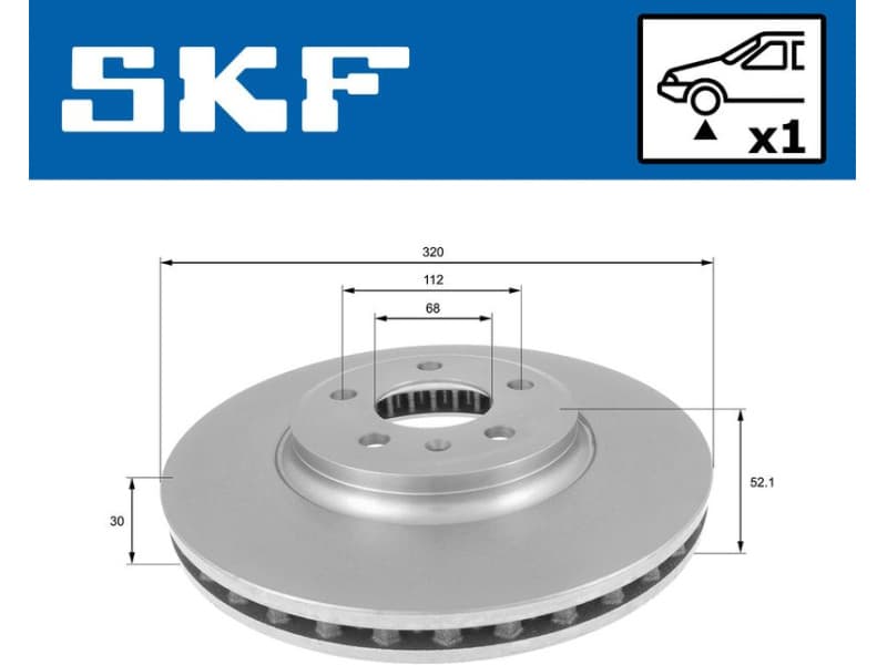 Brake Disc VKBD80163V1 - image 2
