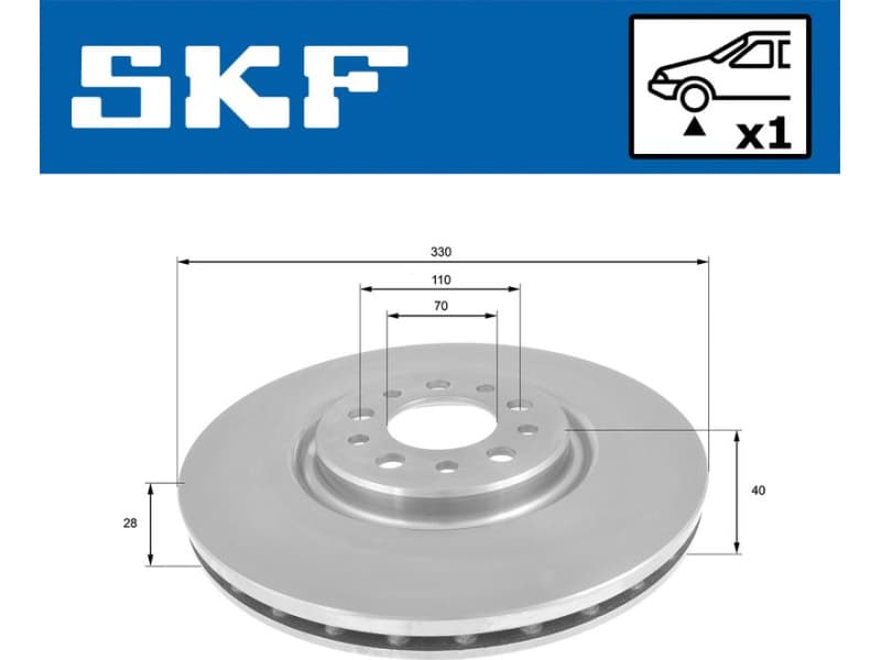 Brake Disc VKBD80294V1 - image 2