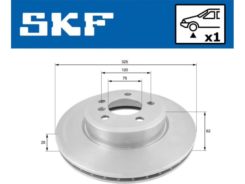 Brake Disc VKBD80287V1 - image 2