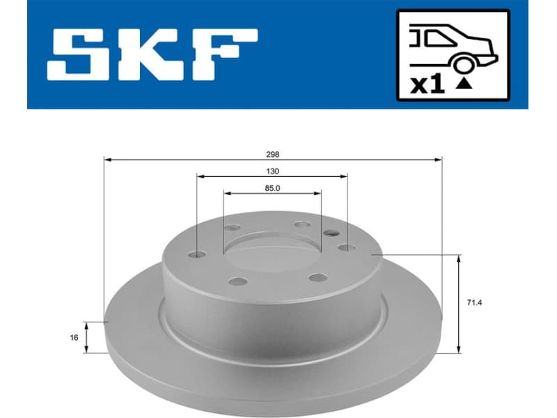 Brake Disc VKBD90032S1 - image 2