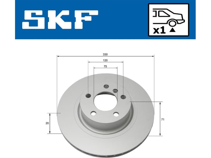 Brake Disc VKBD90200V1 - image 2