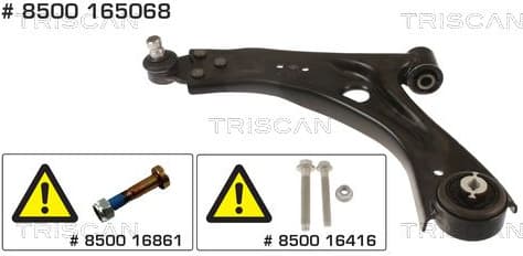 Control/Trailing Arm, wheel suspension 8500 165068