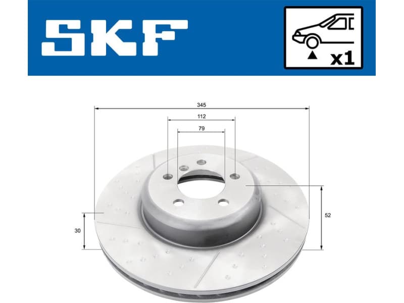 Brake Disc VKBD80282V1 - image 2