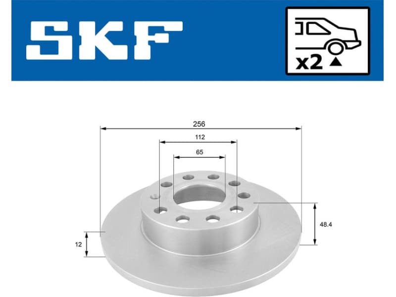 Brake Disc VKBD90051S2 - image 2
