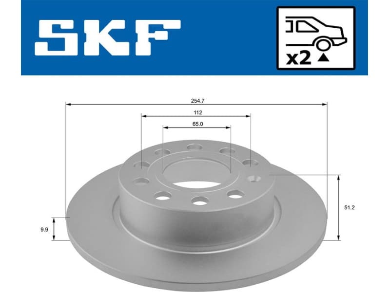 Brake Disc VKBD90007S2 - image 2