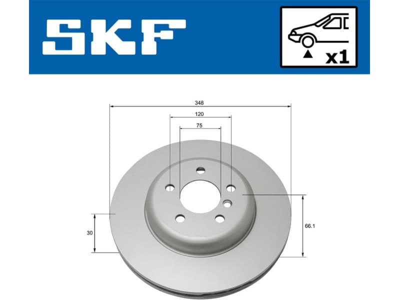 Brake Disc VKBD80197V1 - image 3