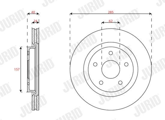 Brake Disc COAT+ 563582JC - image 2