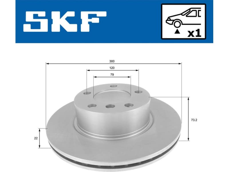Brake Disc VKBD80060V1 - image 2