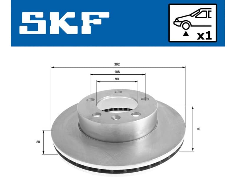 Brake Disc VKBD80035V1 - image 2