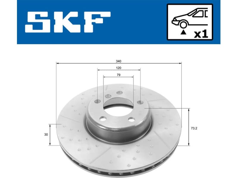 Brake Disc VKBD80246V1 - image 2