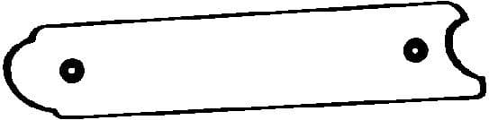 Gasket, cylinder head cover 440262P - image 2