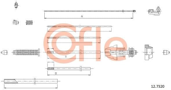 Accelerator Cable 92.12.7320