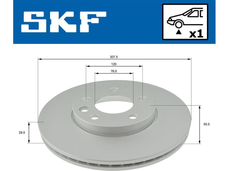 Brake Disc VKBD80040V1 - image 2