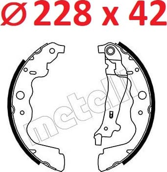 Brake shoes 53-0365