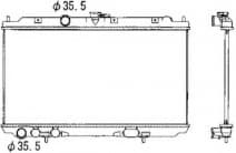 Radiator, engine cooling EASY FIT 53386