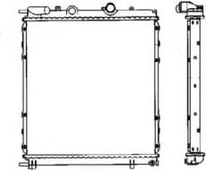 Radiator, engine cooling EASY FIT 58075