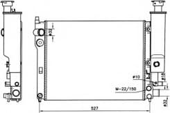 Radiator, engine cooling 58776