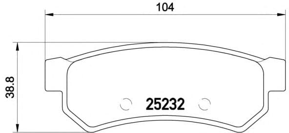Brake Pad Set, disc brake PRIME LINE P10053