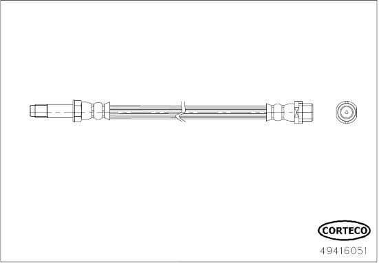 Brake Hose 49416051 - image 2