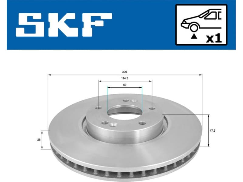 Brake Disc VKBD80236V1 - image 2