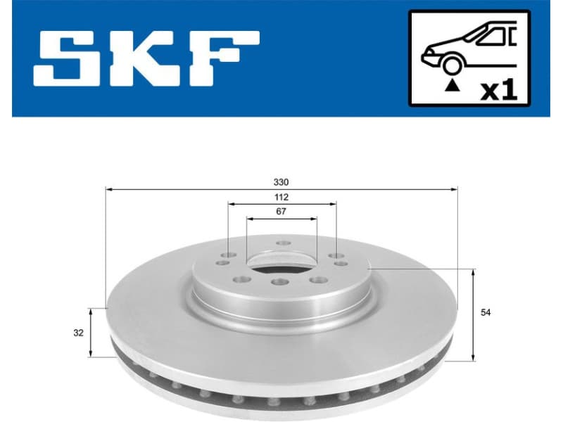 Brake Disc VKBD80172V1