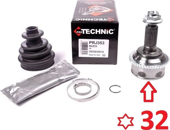 CV joint outer PRJ353