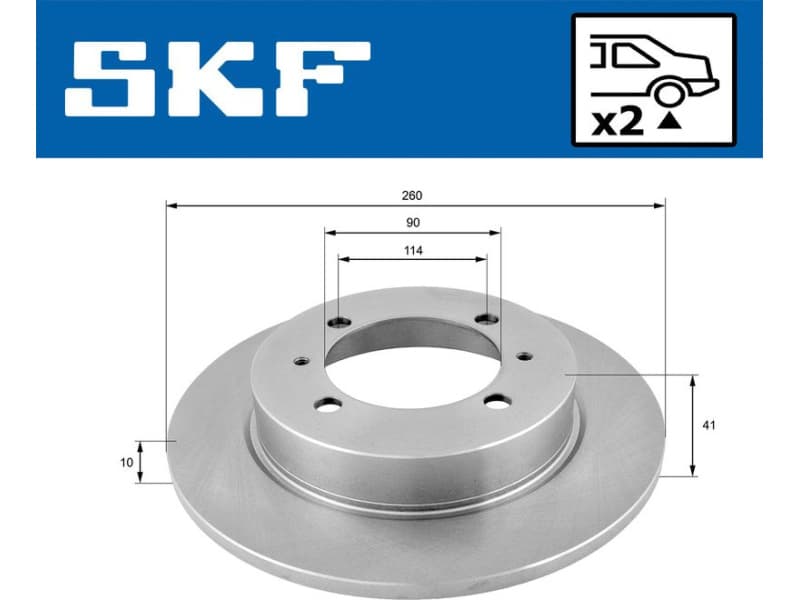 Brake Disc VKBD90201S2