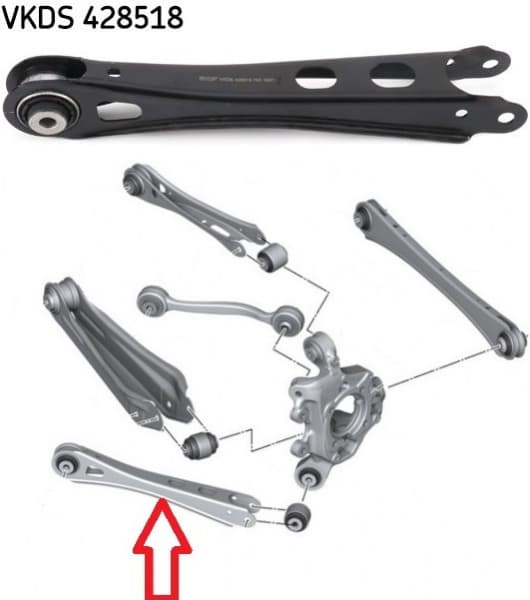 Arm rear suspension VKDS 428518