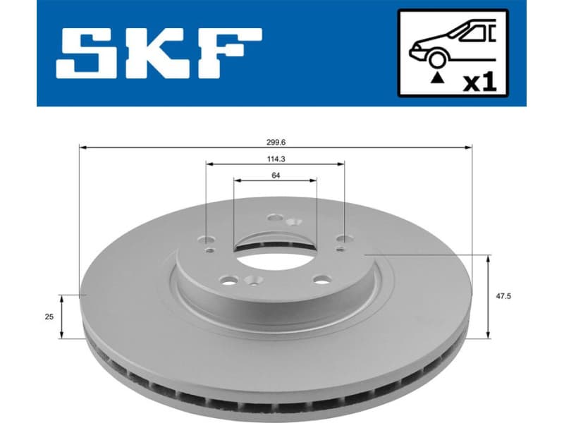 Brake Disc VKBD80267V1 - image 2