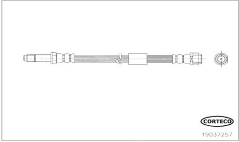Brake Hose 19037257 - image 2