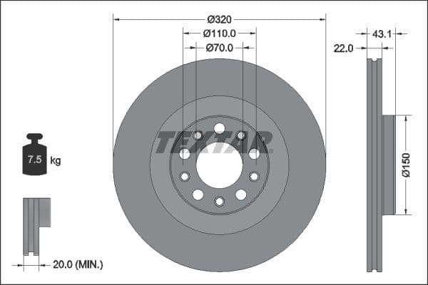 Brake Disc PRO 92337803