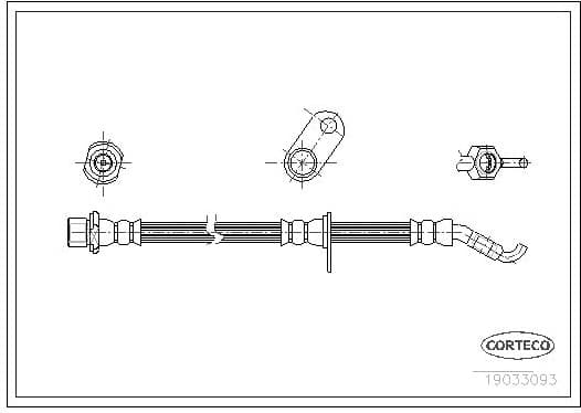 Brake Hose 19033093 - image 2
