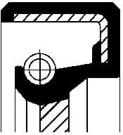 Shaft Seal, camshaft 15510009B - image 2
