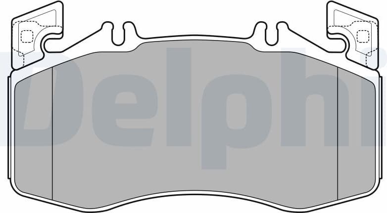 Brake Pad Set, disc brake LP3654