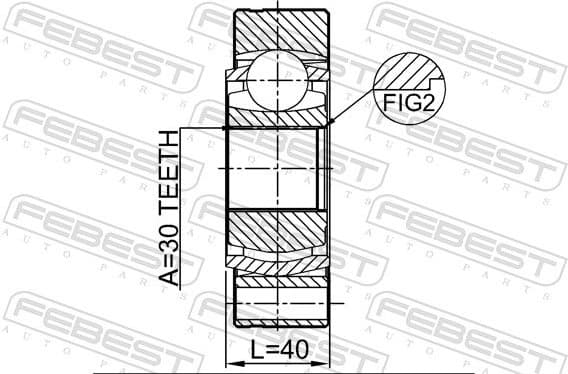 Joint Kit, drive shaft 2911-RRIIIR - image 2