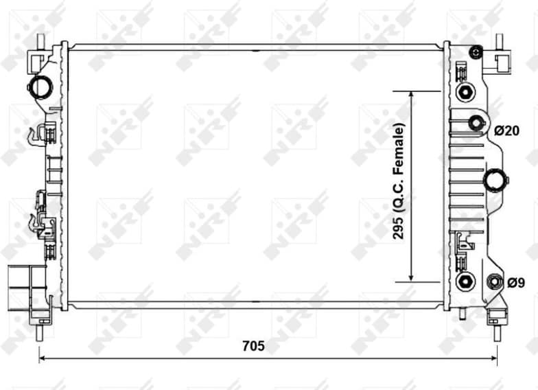 Radiator, engine cooling 50476 - image 5