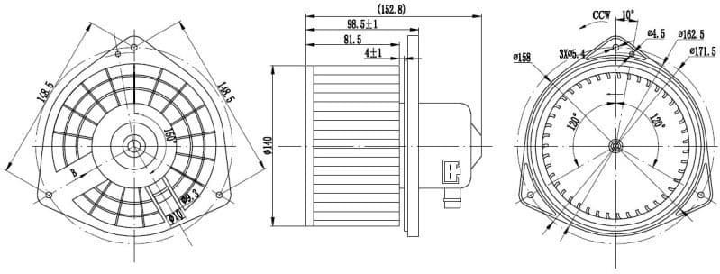 Interior Blower 34487 - image 5