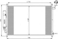 Condenser, air conditioning EASY FIT 35866