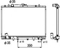 Radiator, engine cooling 53687