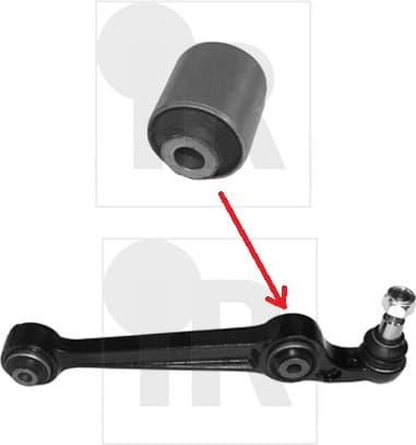 Silentblock front axle 87-08812